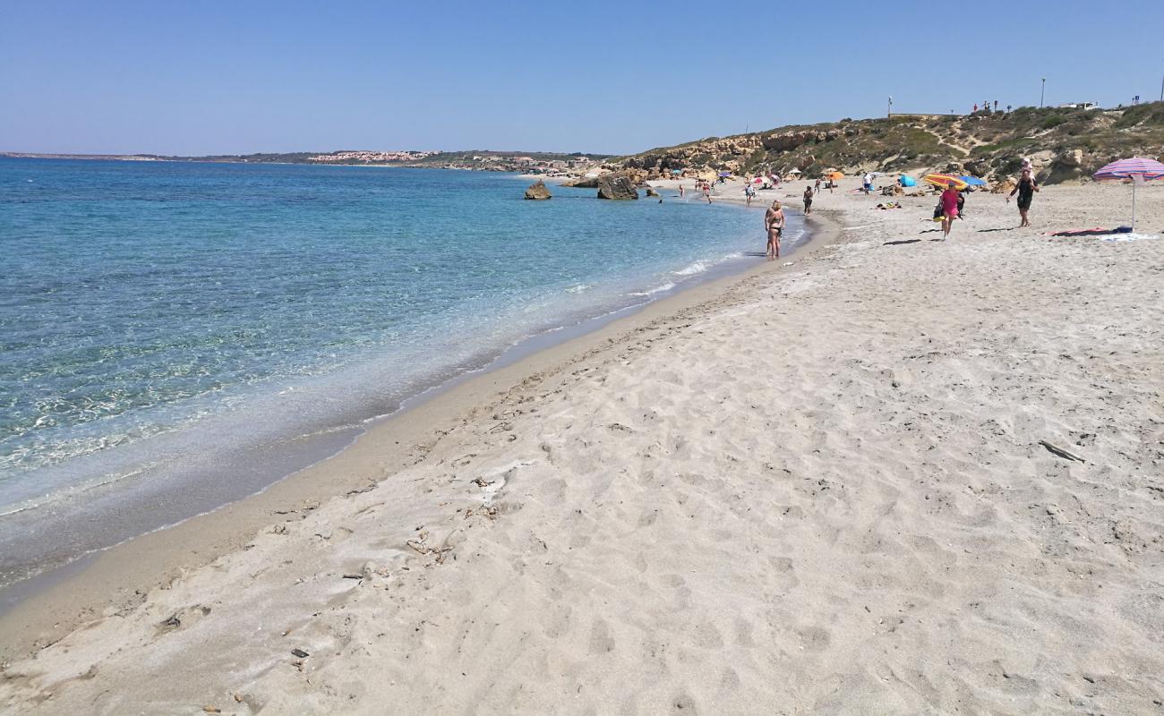 Photo of Spiaggia di Capo San Marco with gray sand surface