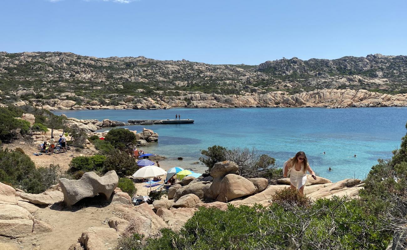 Photo of Cala Carlotto with bright sand surface