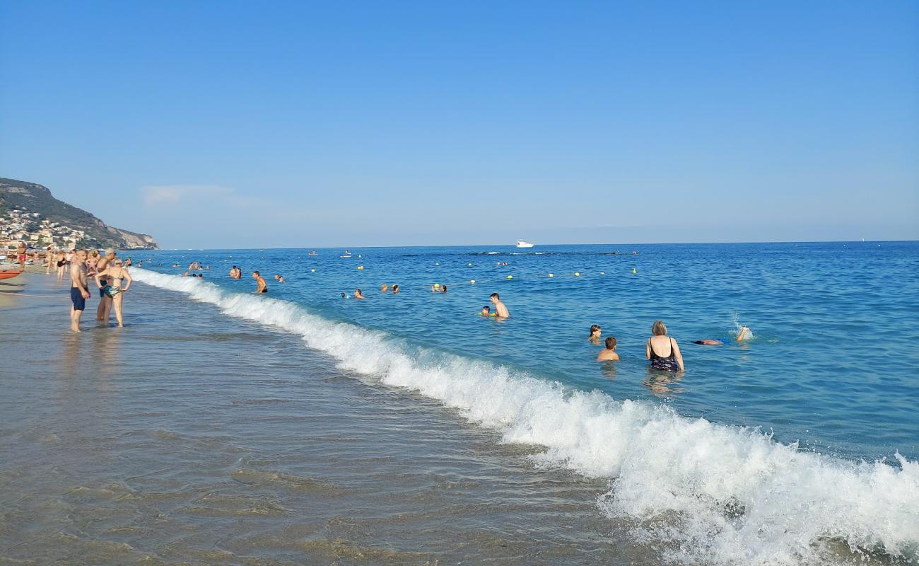 Photo of Spiaggia di Borgio with gray fine pebble surface