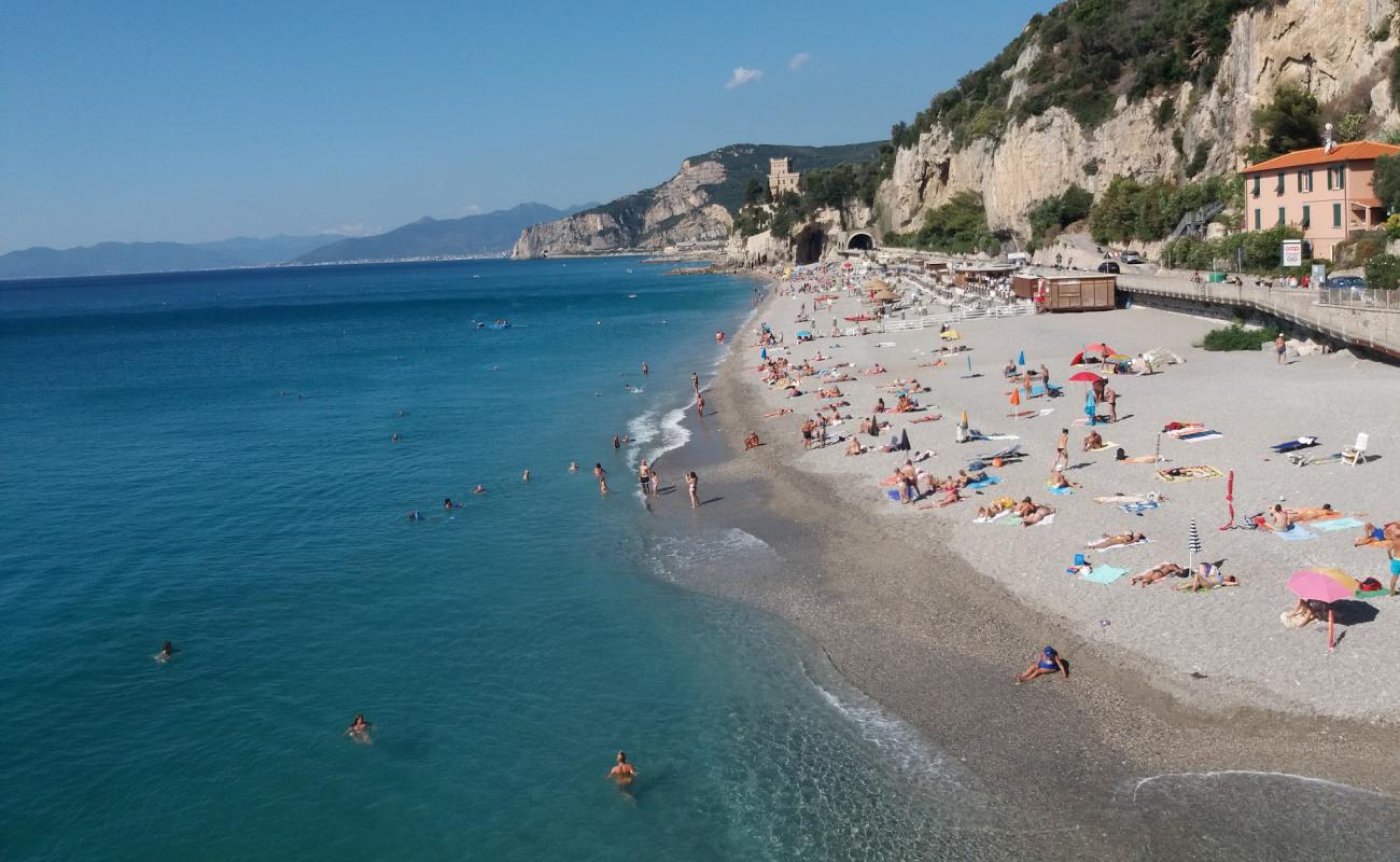 Photo of Spiaggia libera del Castelletto with gray fine pebble surface