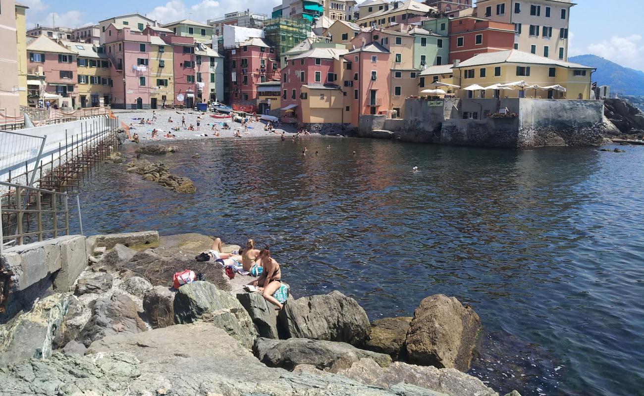 Photo of Spiaggia di Boccadasse with gray pebble surface