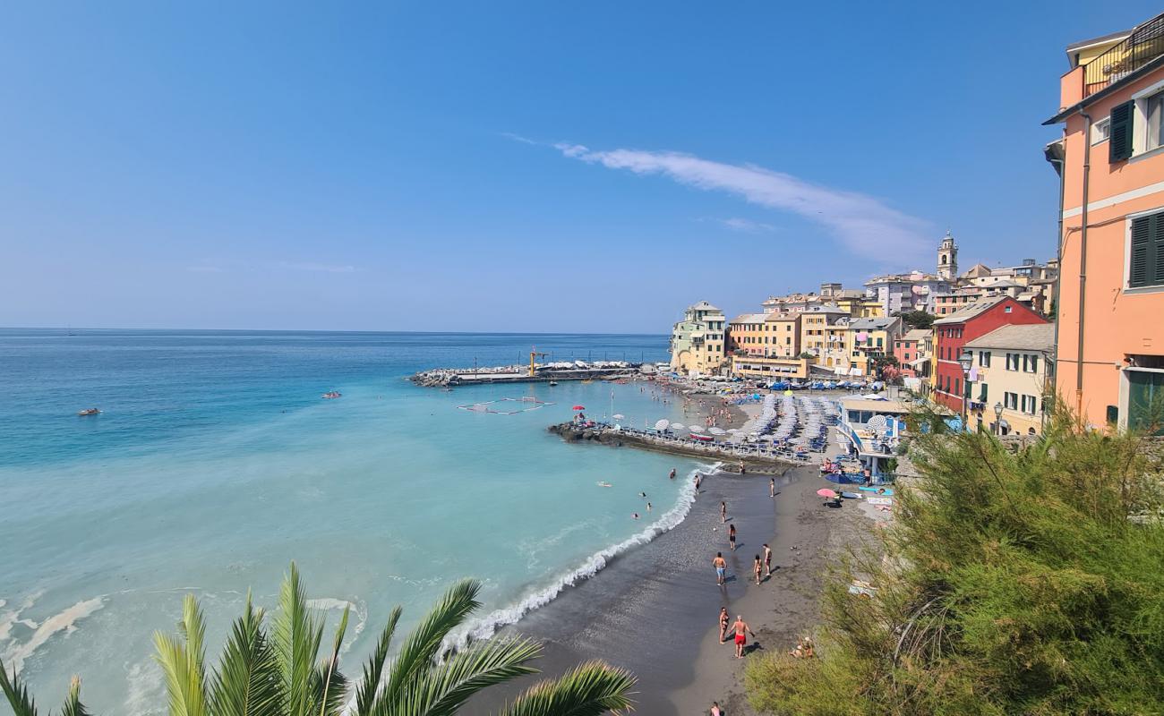 Photo of Spiaggia di Bogliasco with gray sand &  pebble surface