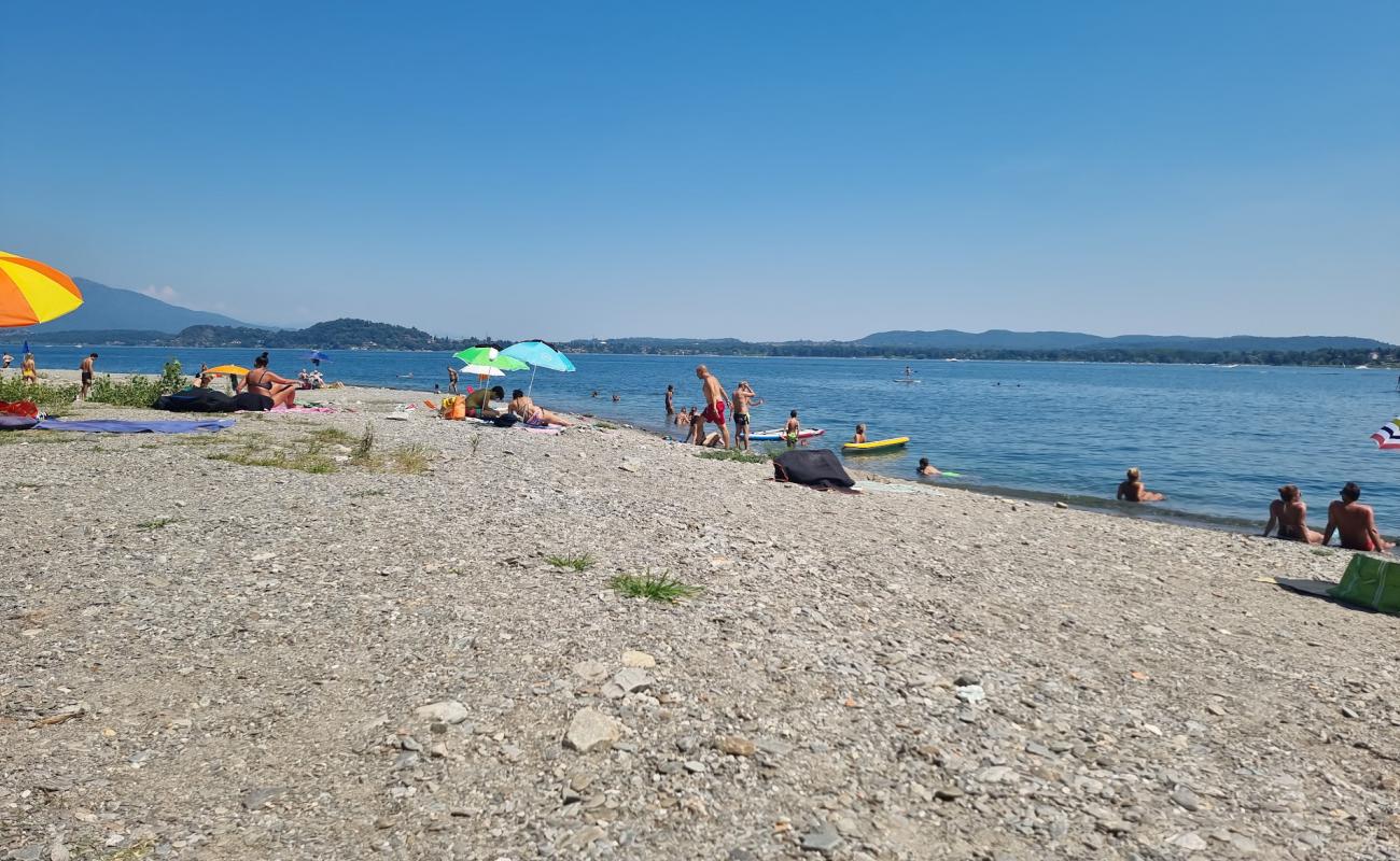 Photo of Spiaggia Lago Maggiore with gray sand &  rocks surface