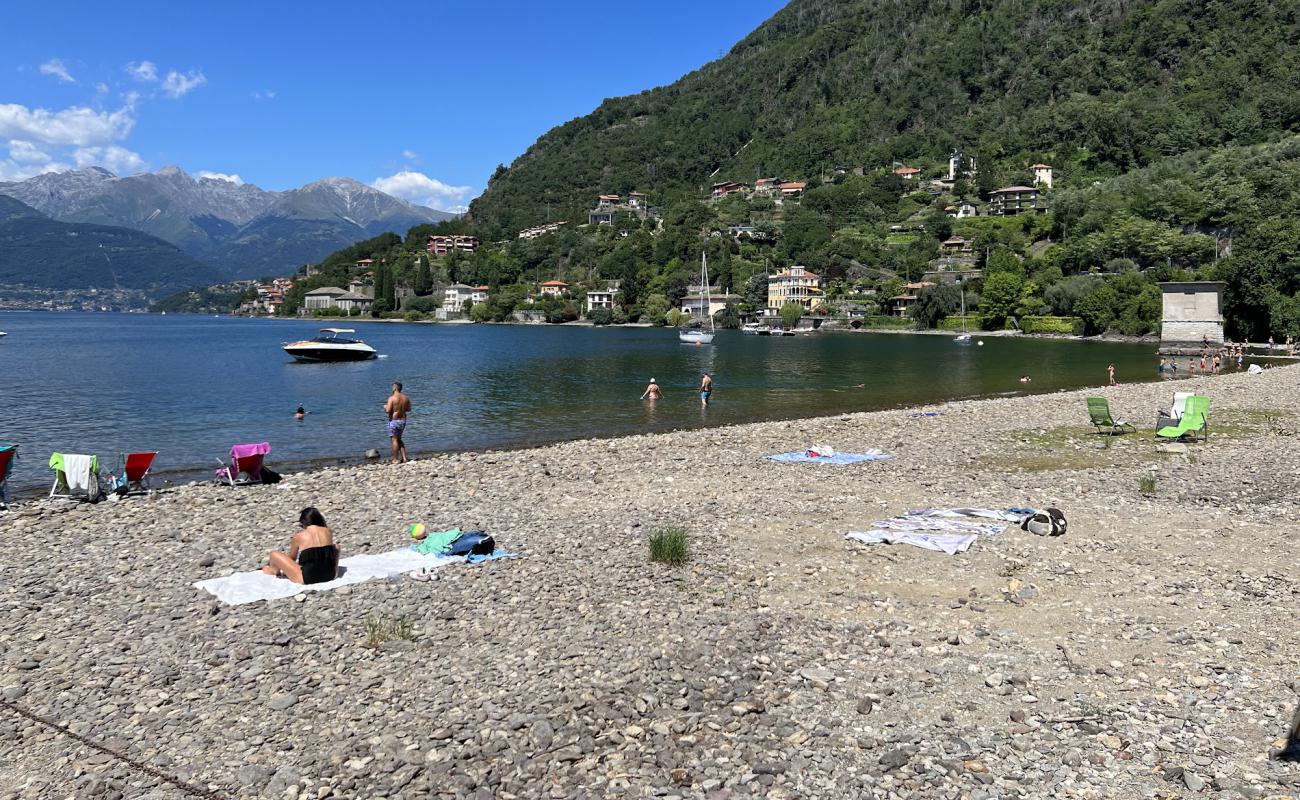 Photo of Spiaggia La Foppa with gray pebble surface