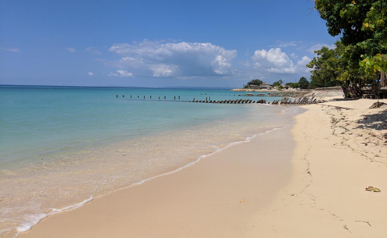 Photo of Belmont Sands with bright fine sand surface