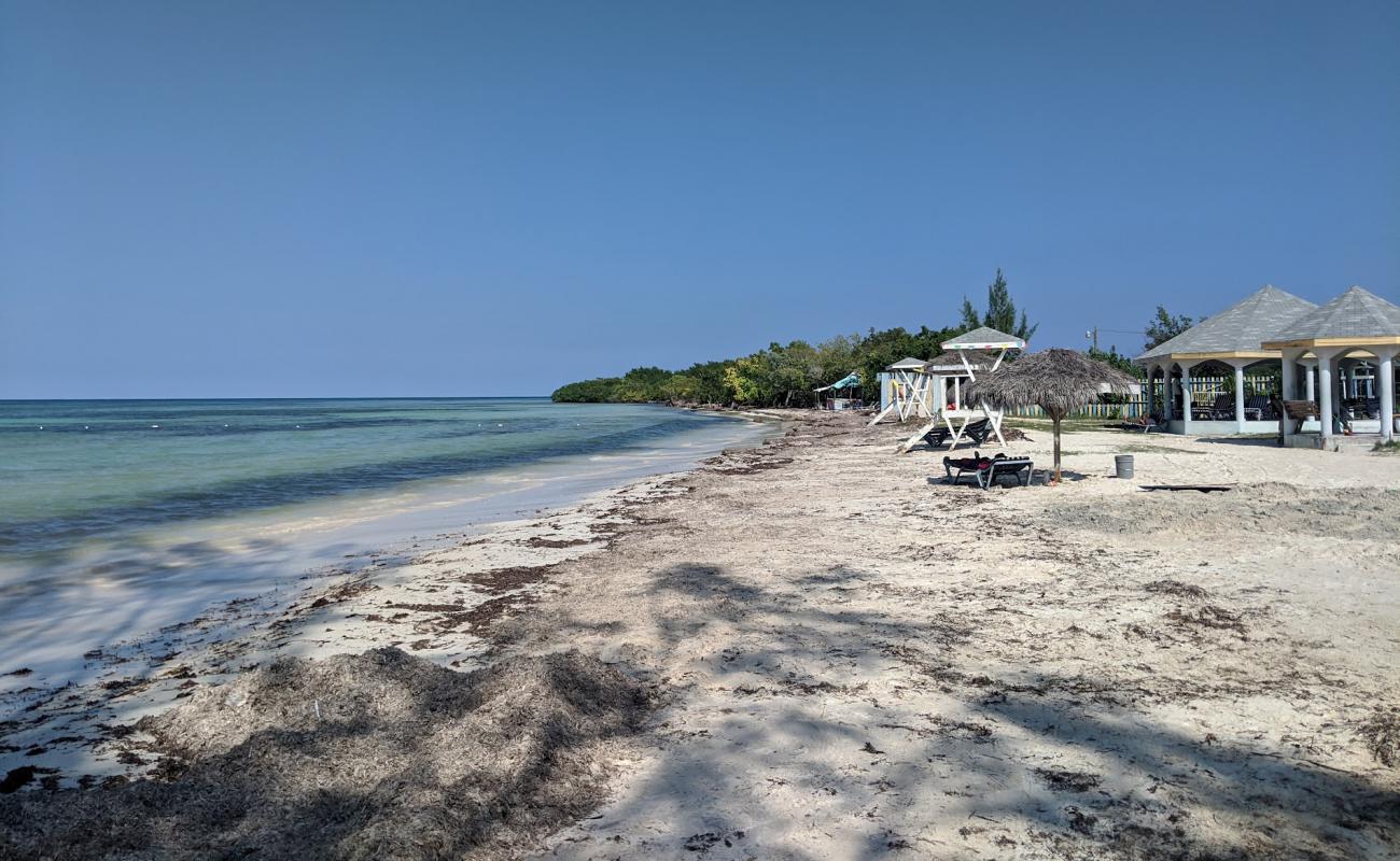 Photo of Burwood beach with bright sand surface