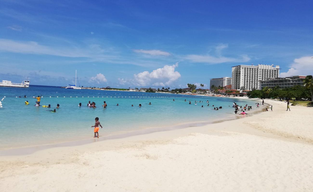 Photo of Ocho Rios Bay Beach with bright fine sand surface