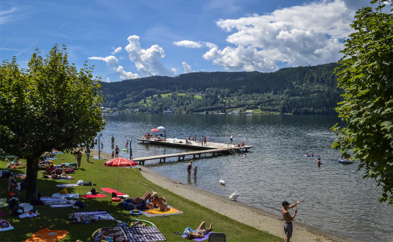 Photo of Millstatter Strandbad with concrete cover surface