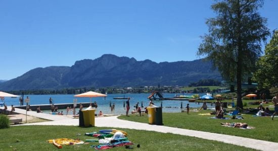 Alpenseebad Mondsee beach