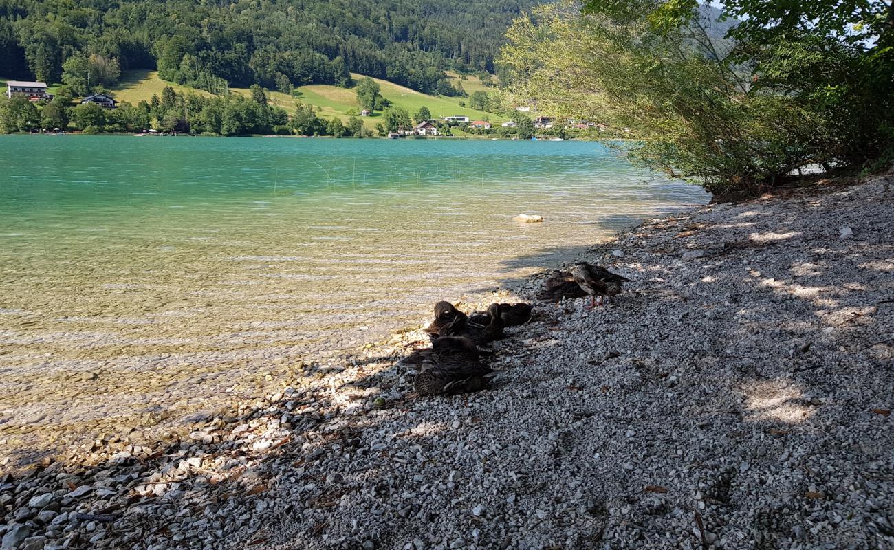 Photo of Freier Seezugang Oberburgau with light pebble surface