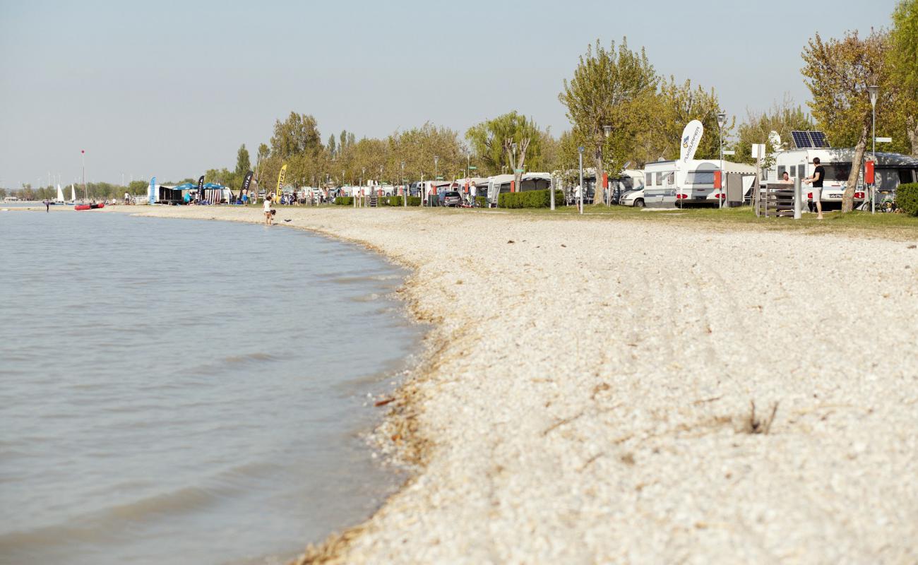 Photo of Podersdorf am See with light fine pebble surface