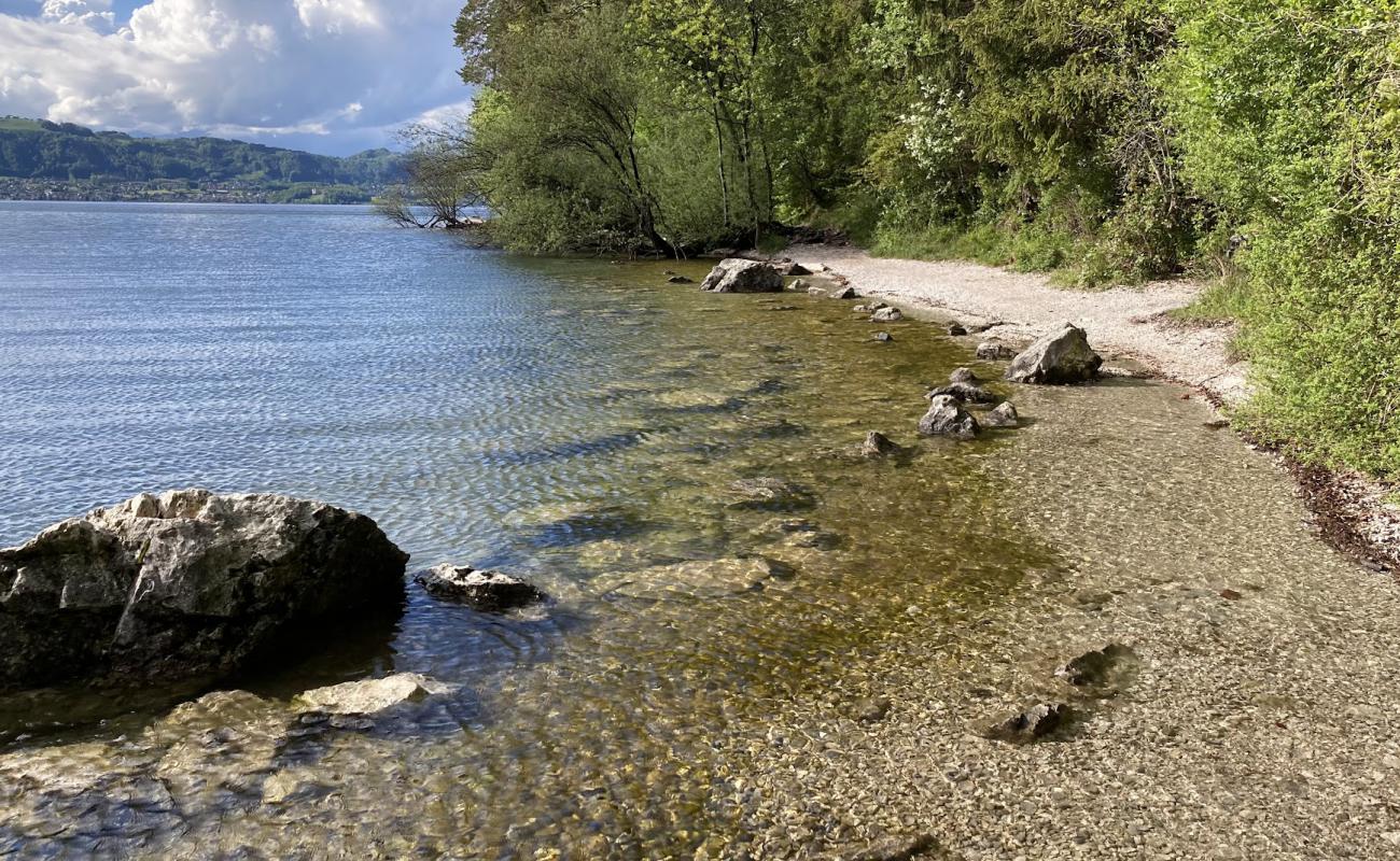 Photo of Strand Miesweg with gray fine pebble surface