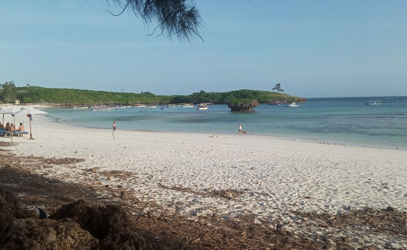 Photo of Watamu Beach with white fine sand surface