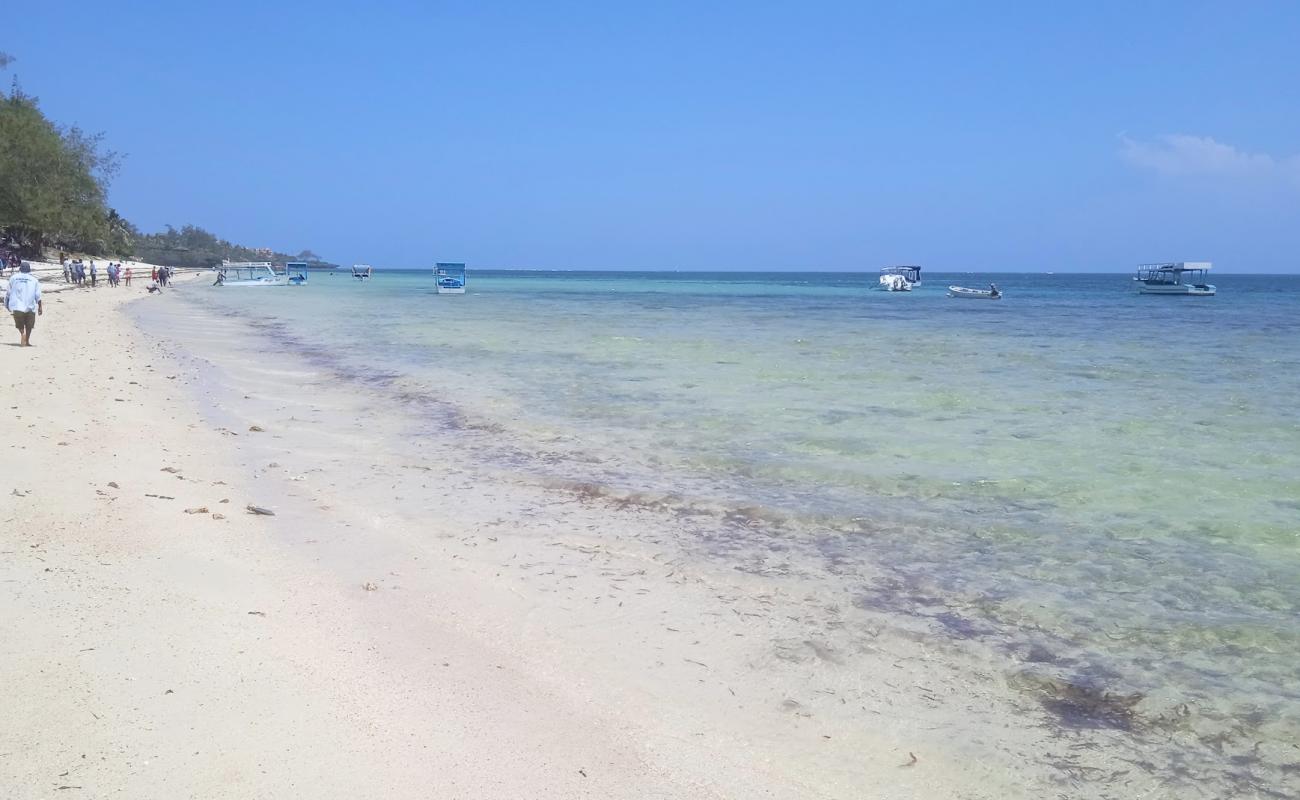 Photo of Shanzu Beach with bright fine sand surface