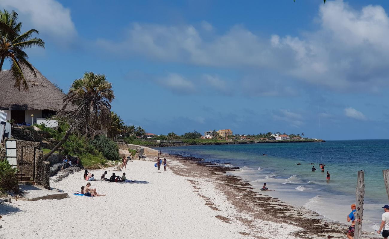 Photo of Mombasa Beach with white fine sand surface