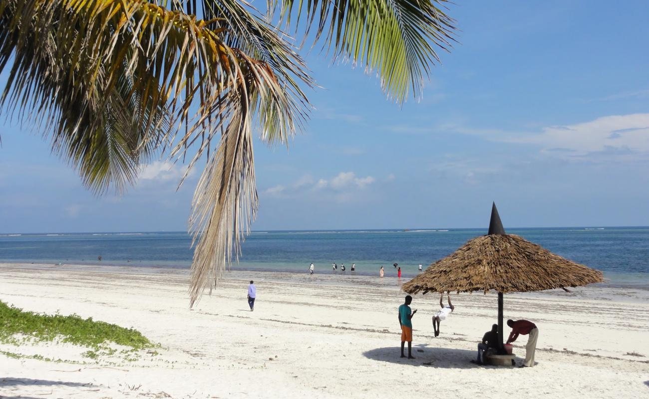 Photo of Nyali Beach with bright fine sand surface