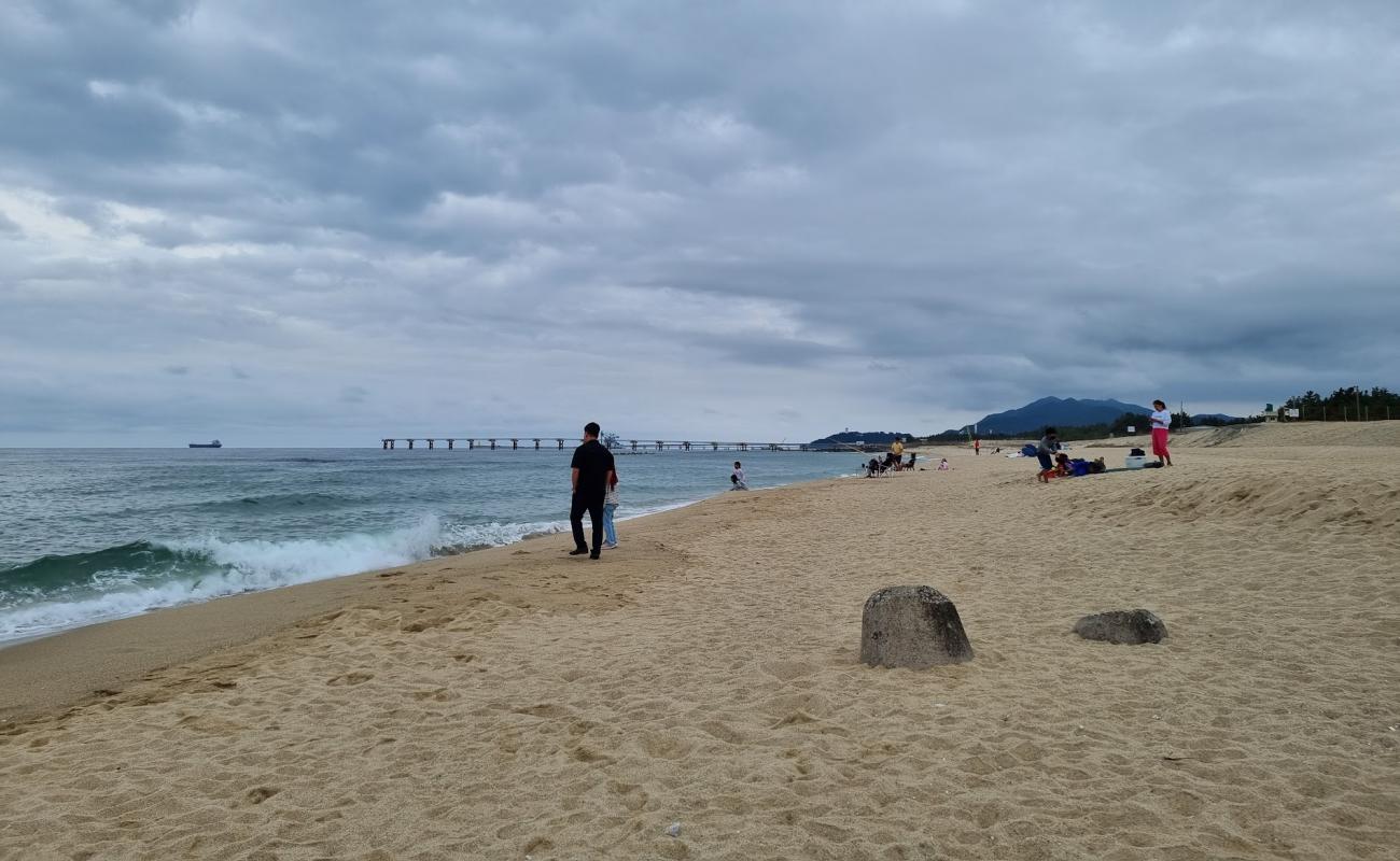 Photo of Namhangjin Beach with bright sand surface