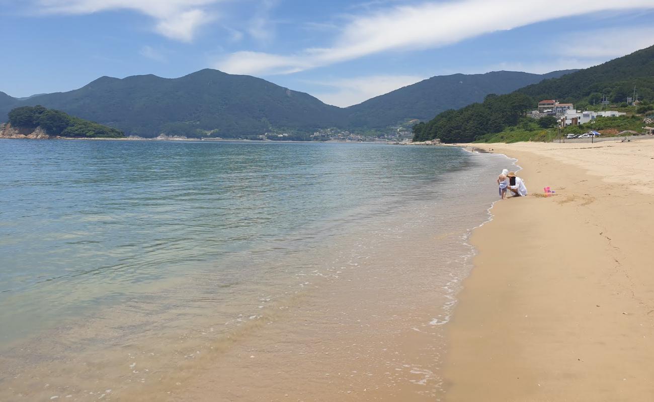 Photo of Gujora Beach with bright sand surface