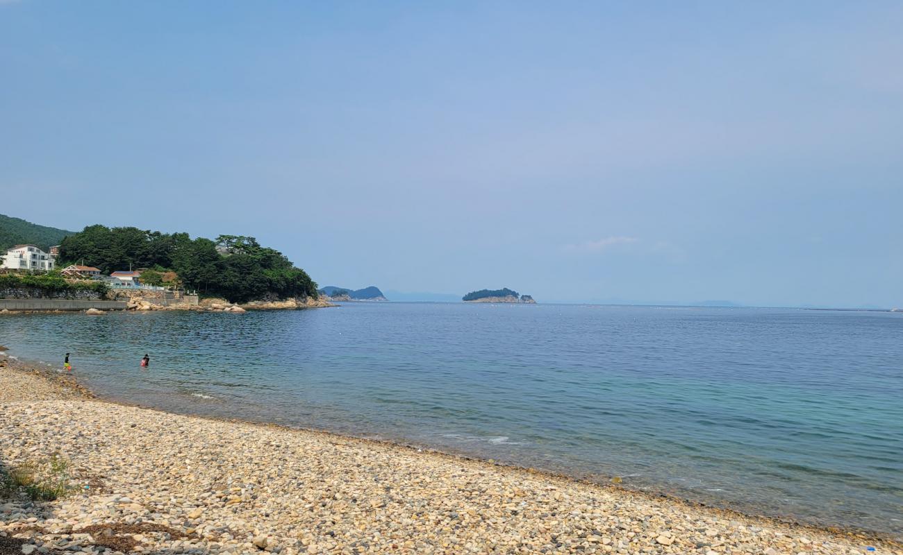 Photo of Namhae Beach with gray pebble surface