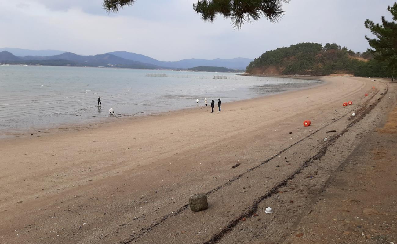 Photo of Daejeon Beach with bright sand surface