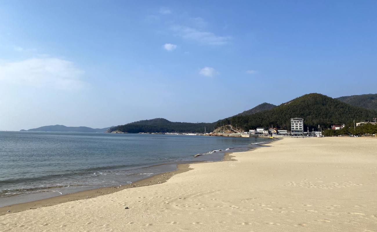 Photo of Myeongsasimni Beach with bright sand surface