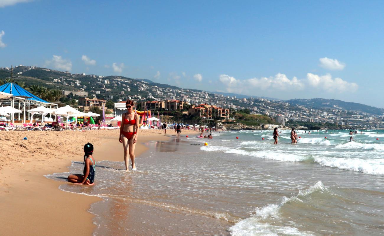 Photo of Jbeil bech with bright sand surface