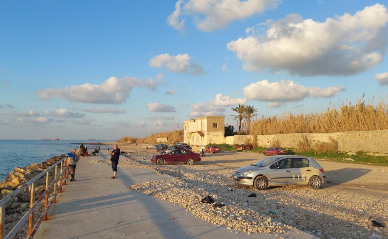 Photo of Baysarieh beach with rocks cover surface