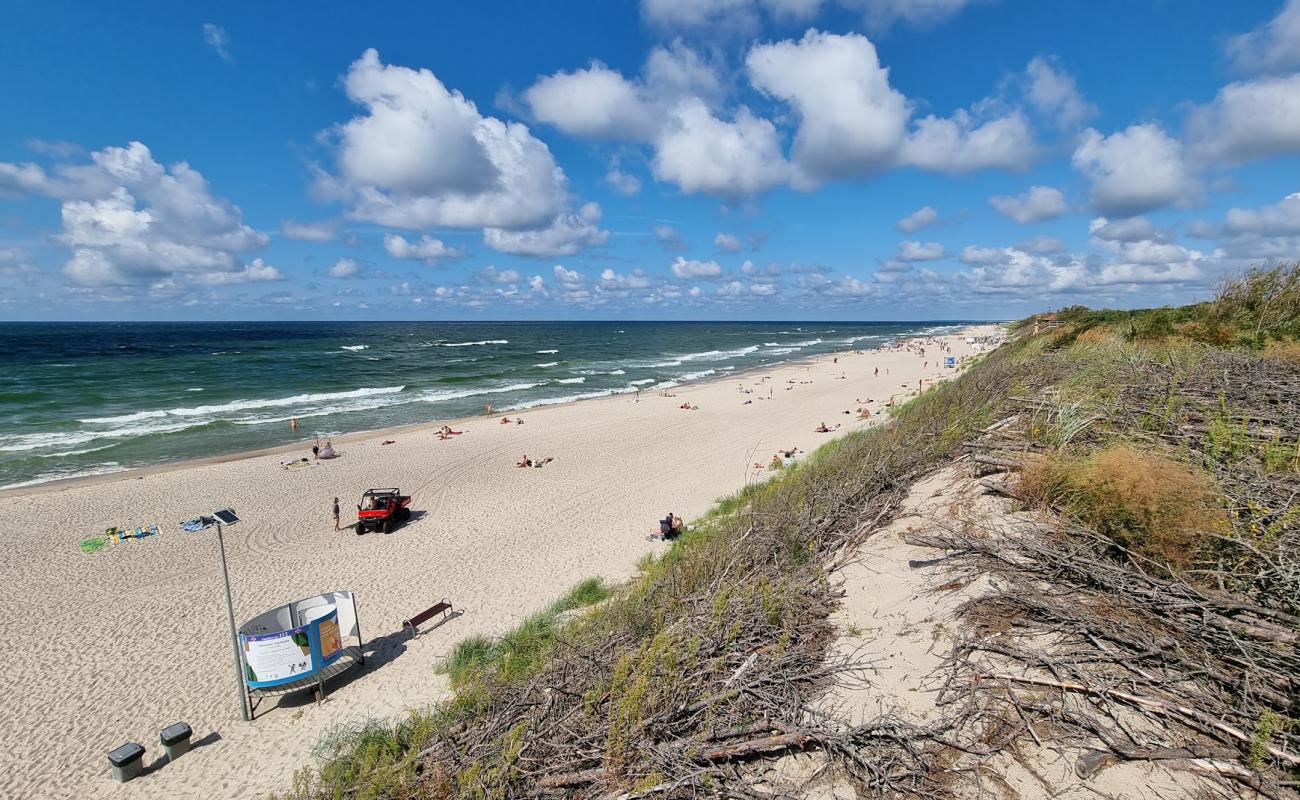 Photo of Nida nudist beach with bright fine sand surface