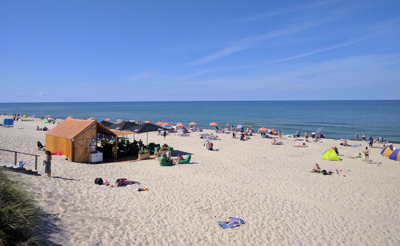 Photo of Nida II Beach with bright fine sand surface