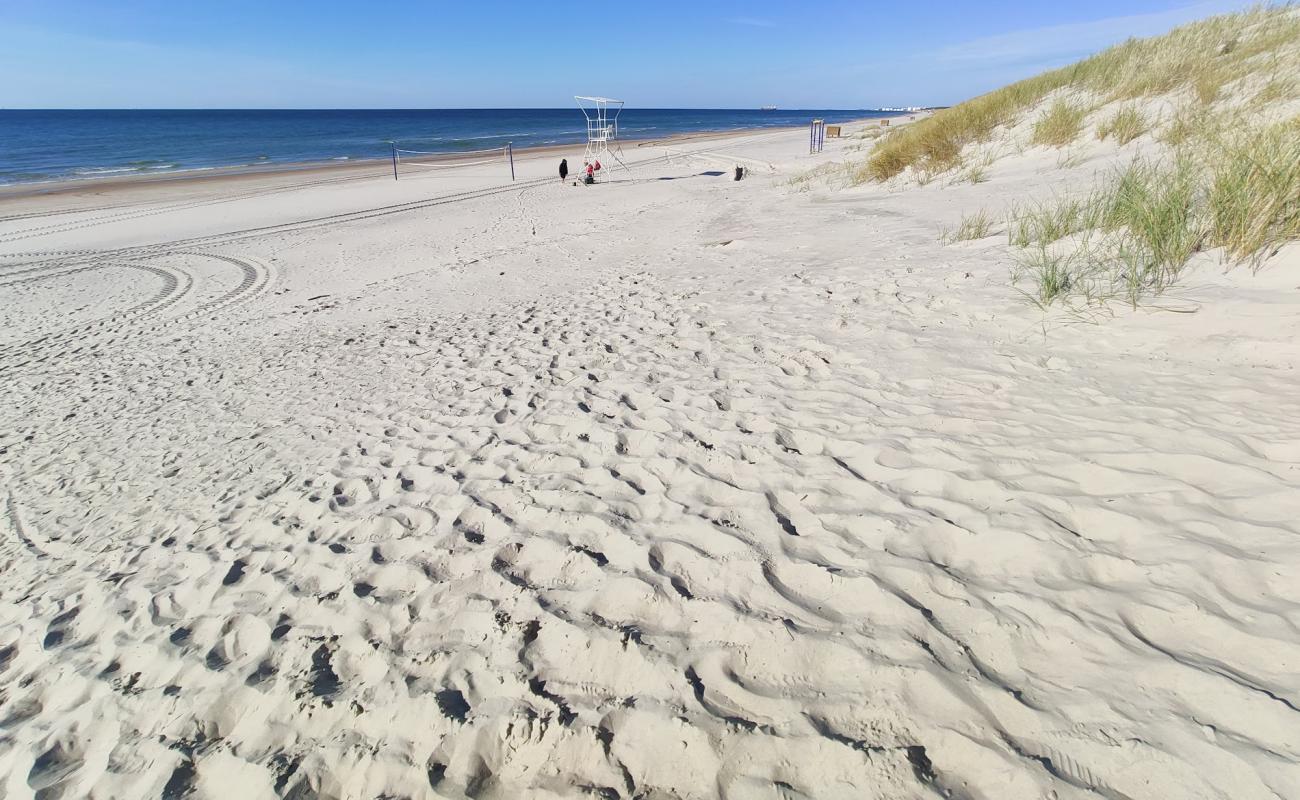 Photo of Smiltyne Beach with bright fine sand surface