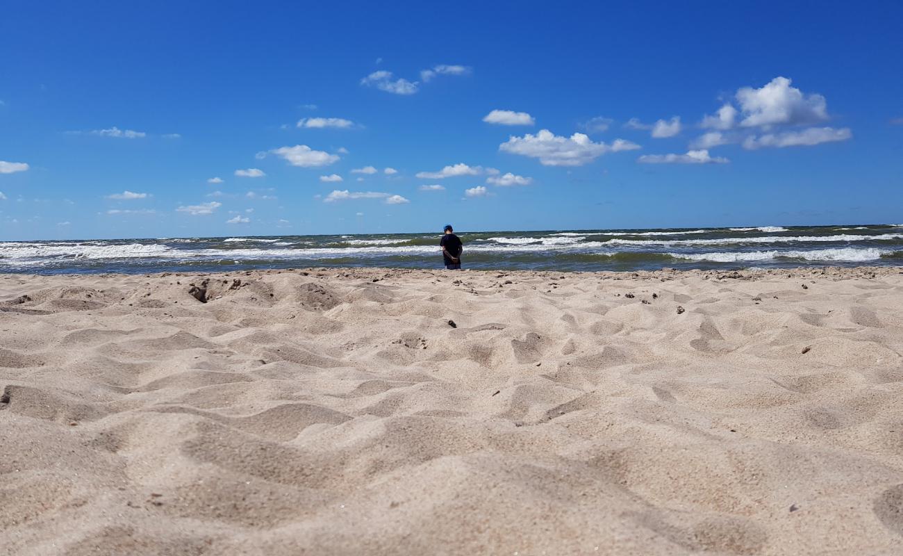 Photo of Supynes beach with bright fine sand surface