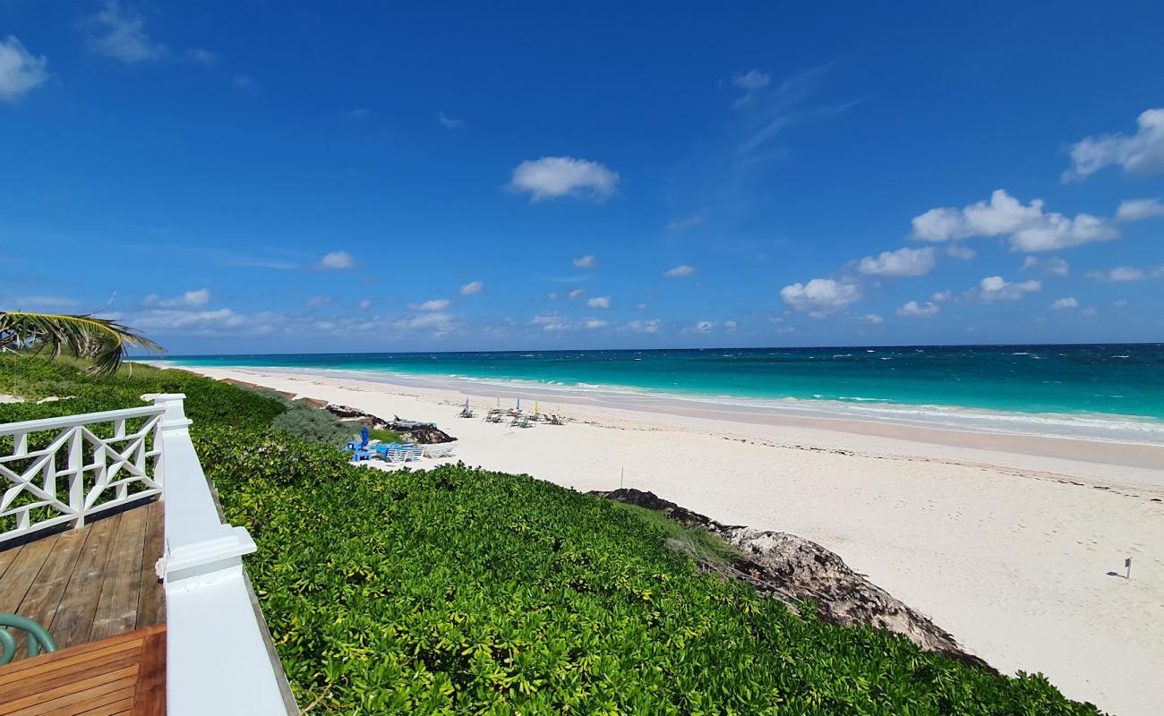 Photo of Pink sands beach with pink fine sand surface