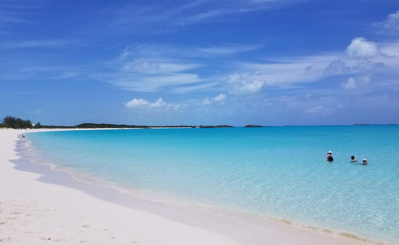 Photo of Pelican beach with white fine sand surface