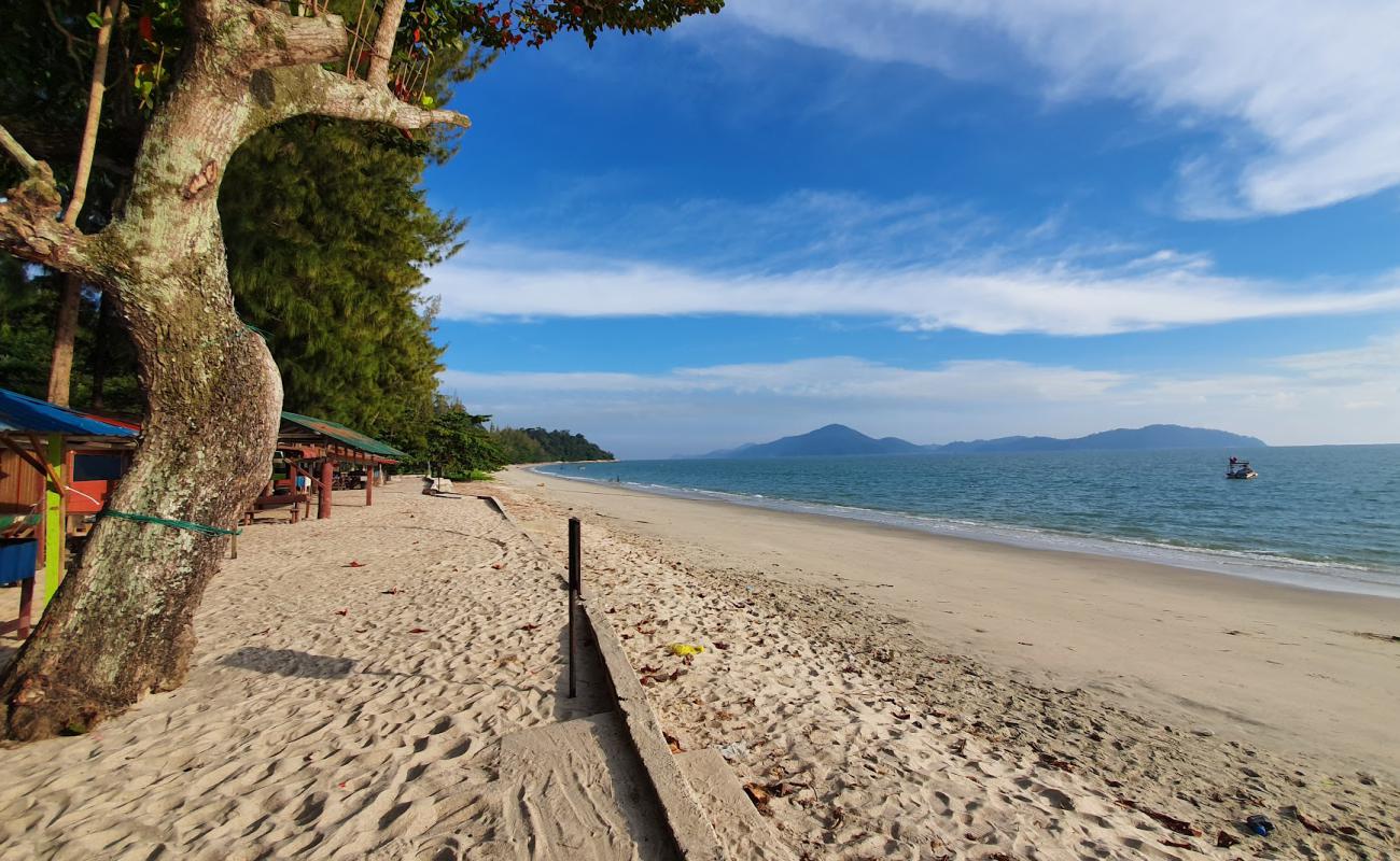 Photo of Teluk Senangin Beach with bright fine sand surface