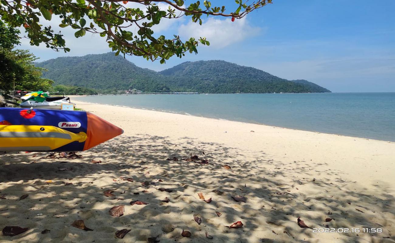 Photo of Teluk Bahang Beach with bright sand surface