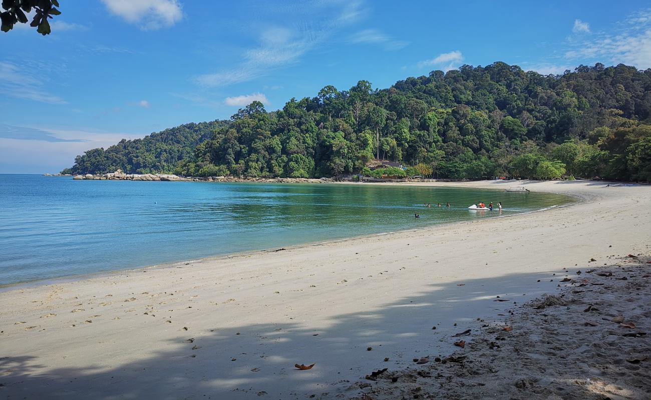 Photo of Teluk Nipah Coral Beach with bright sand surface