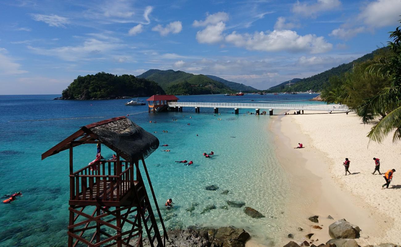 Photo of Kuala Terengganu Beach with white sand surface