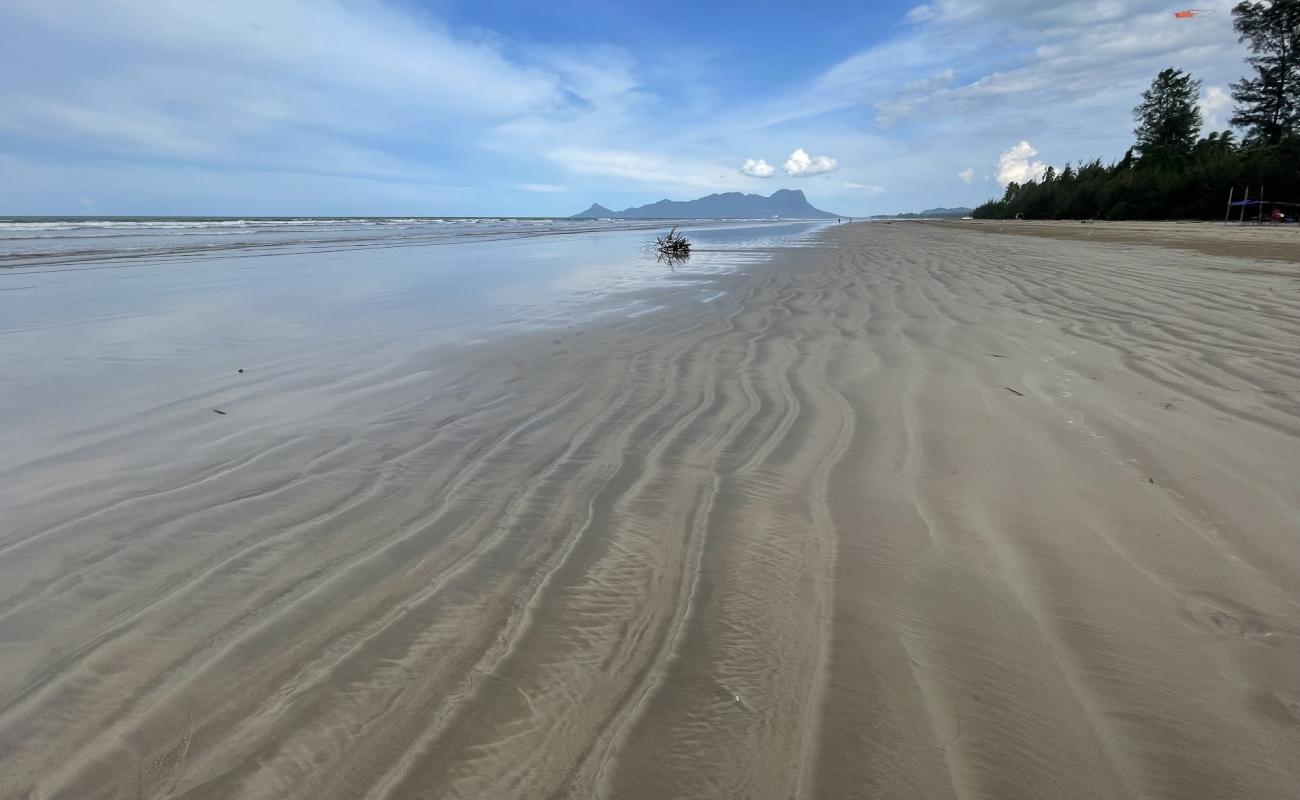 Photo of Golden Beach with gray sand surface