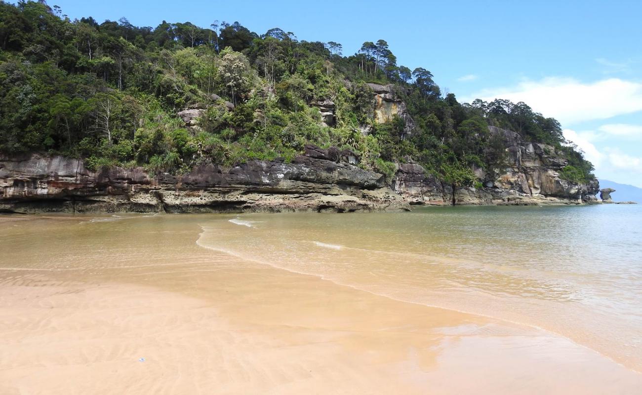 Photo of Telok Pandan Kecil with bright fine sand surface