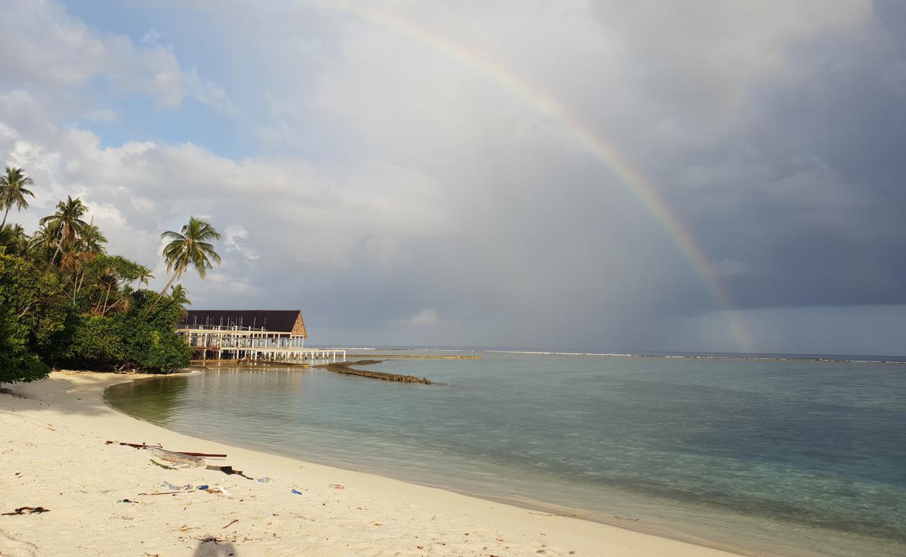 Photo of Gran Melia Huravee Beach with white fine sand surface