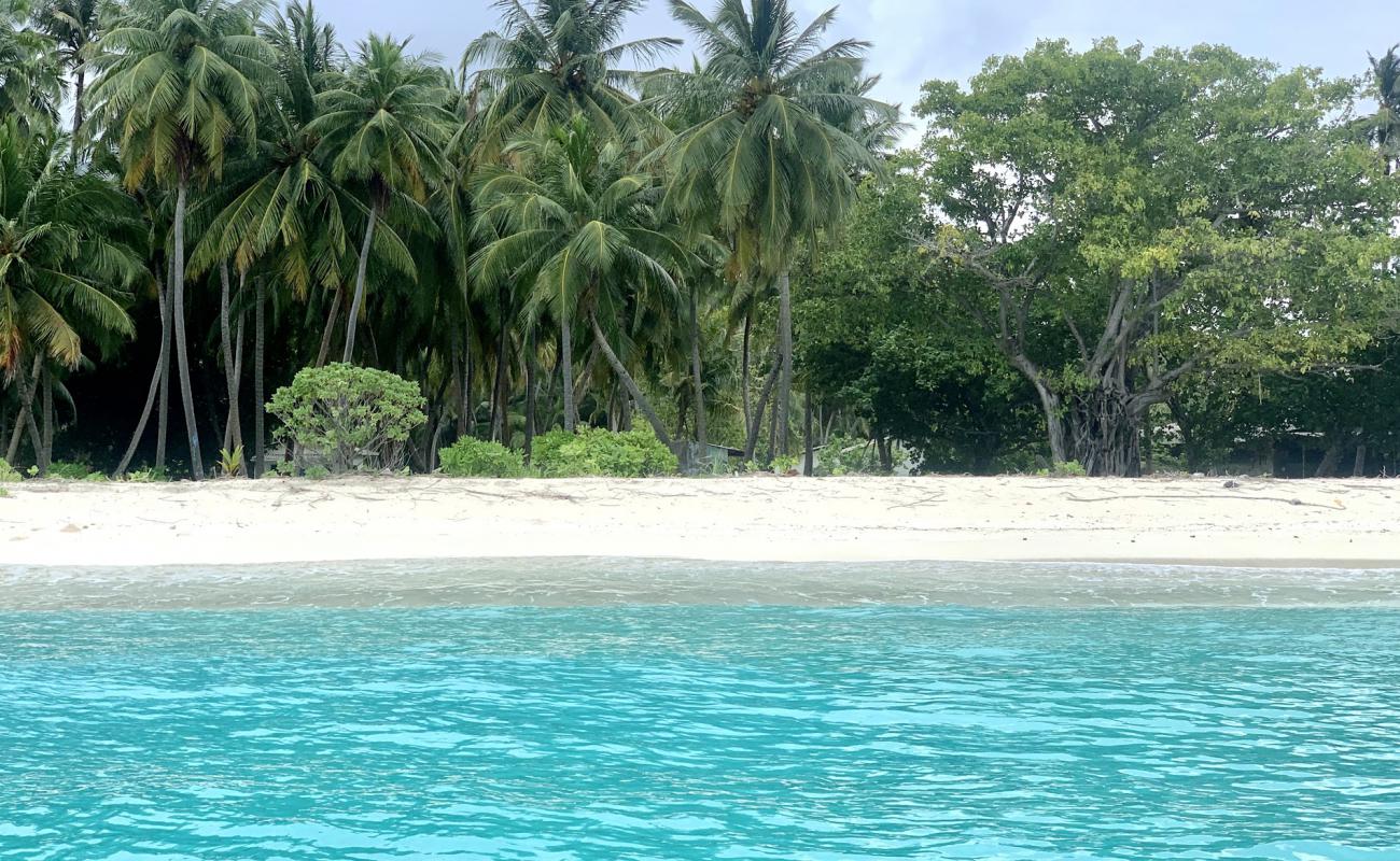 Photo of Maadheli Beach with white sand surface