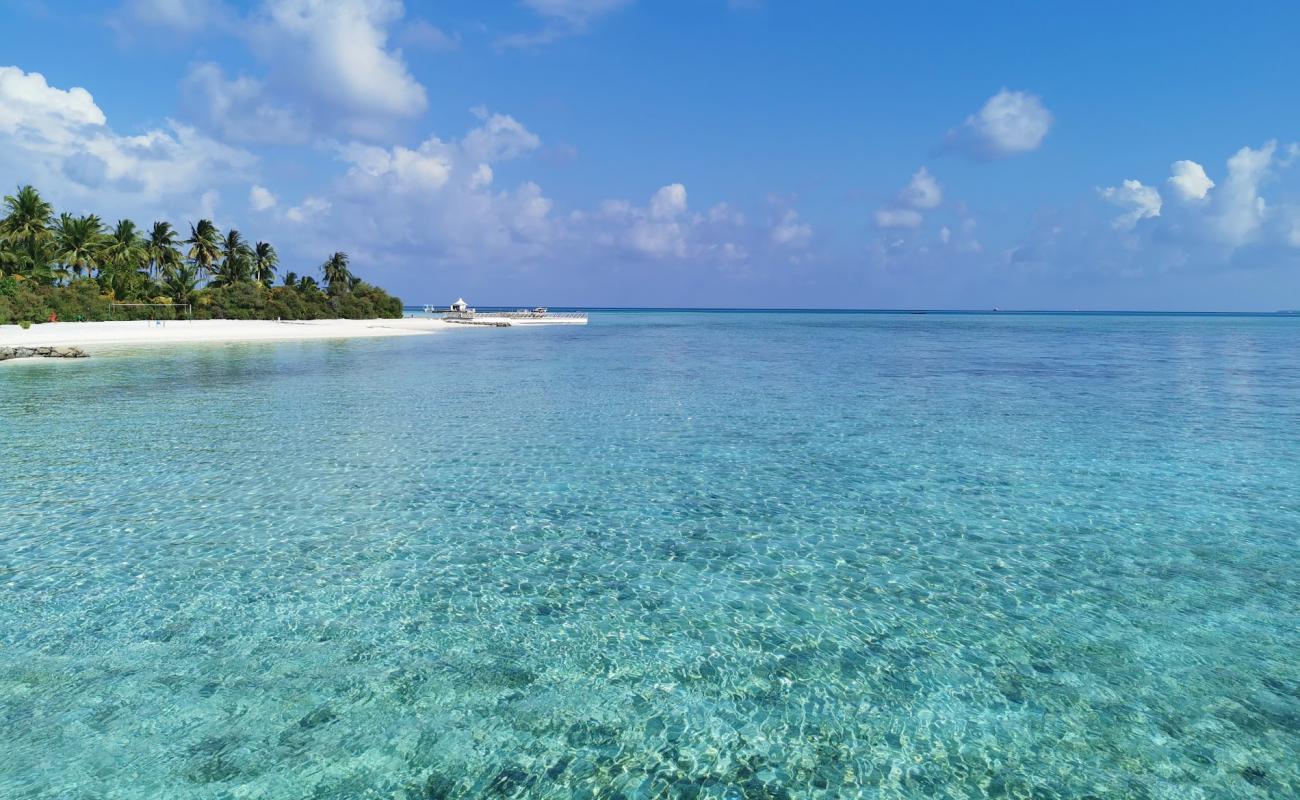 Photo of Hakuraa Resort Beach with white fine sand surface