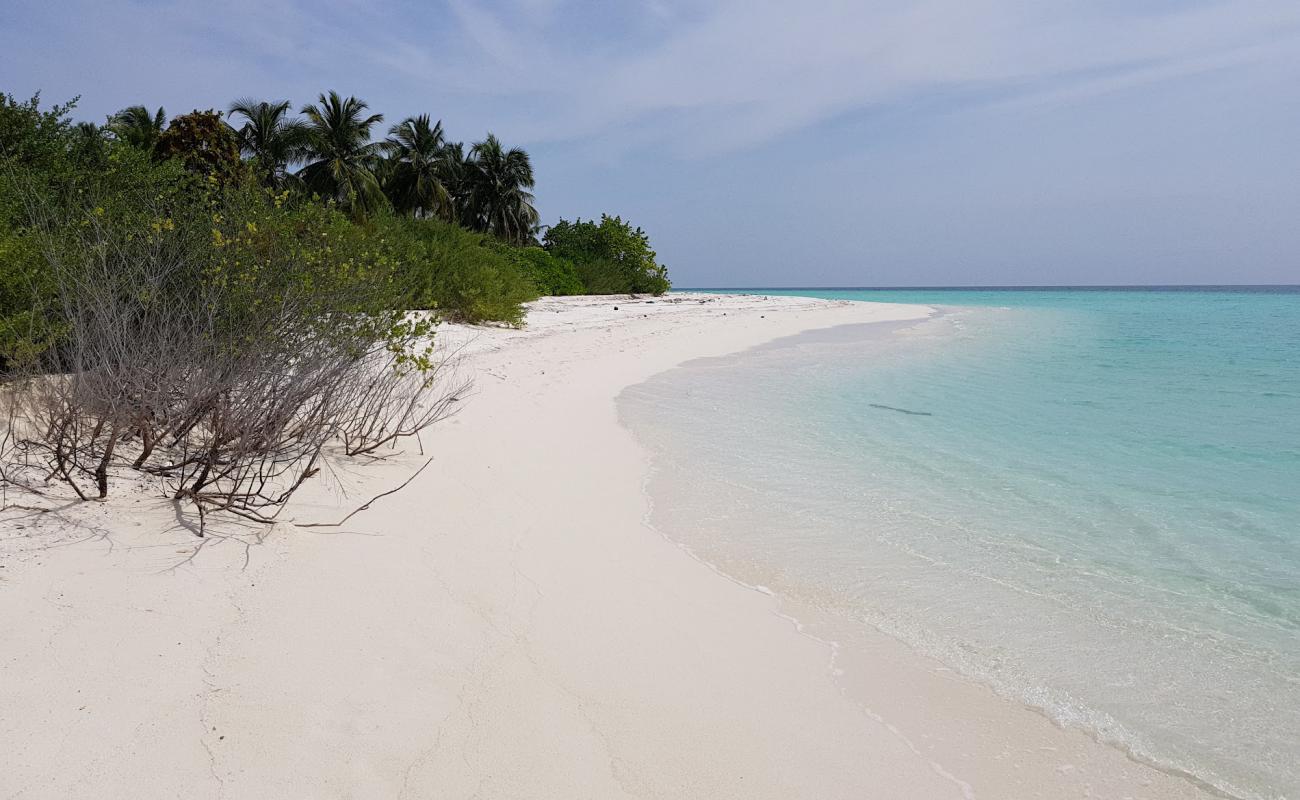 Photo of Himithi Beach with white fine sand surface