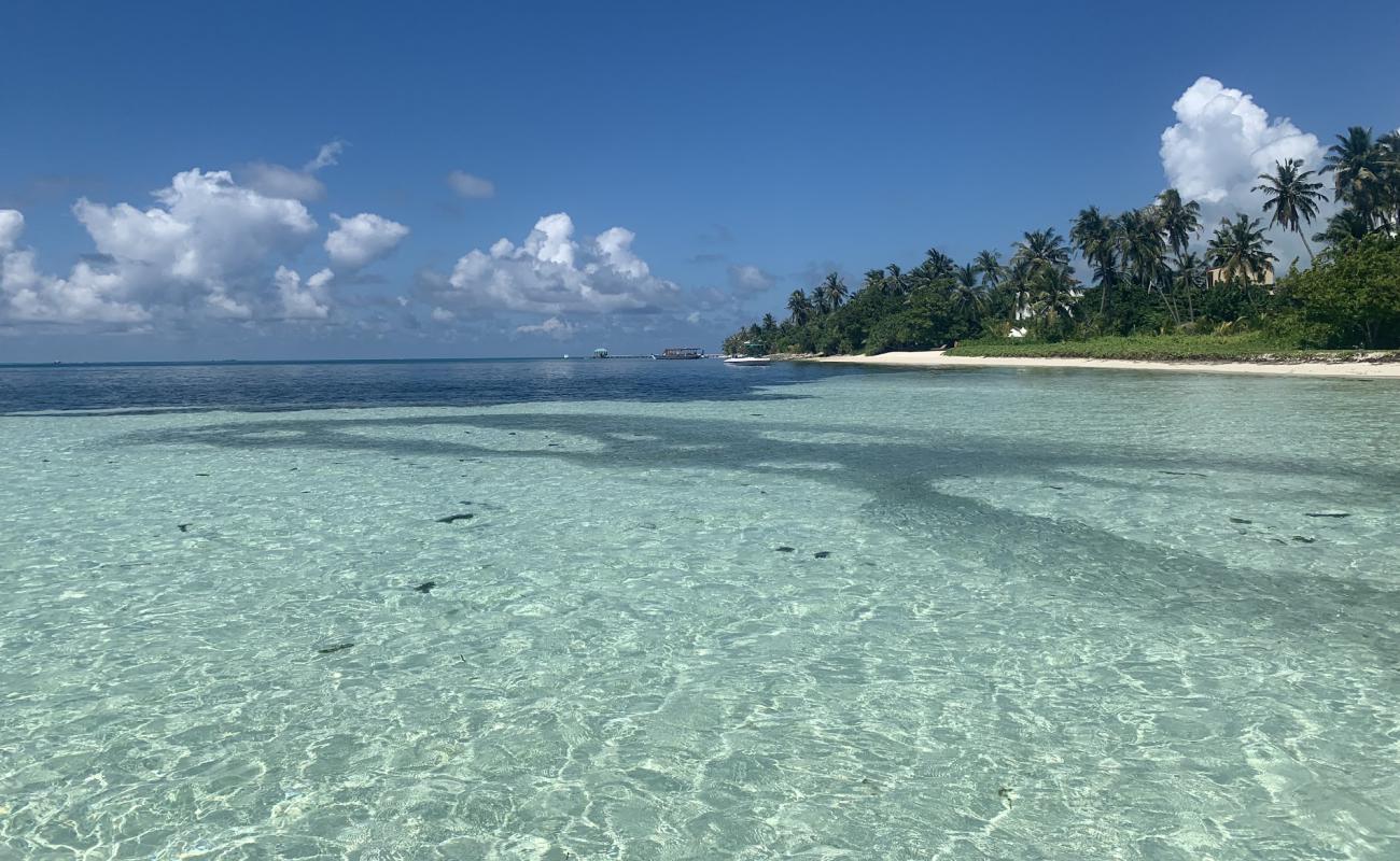 Photo of Dhangethi Beach with white sand surface