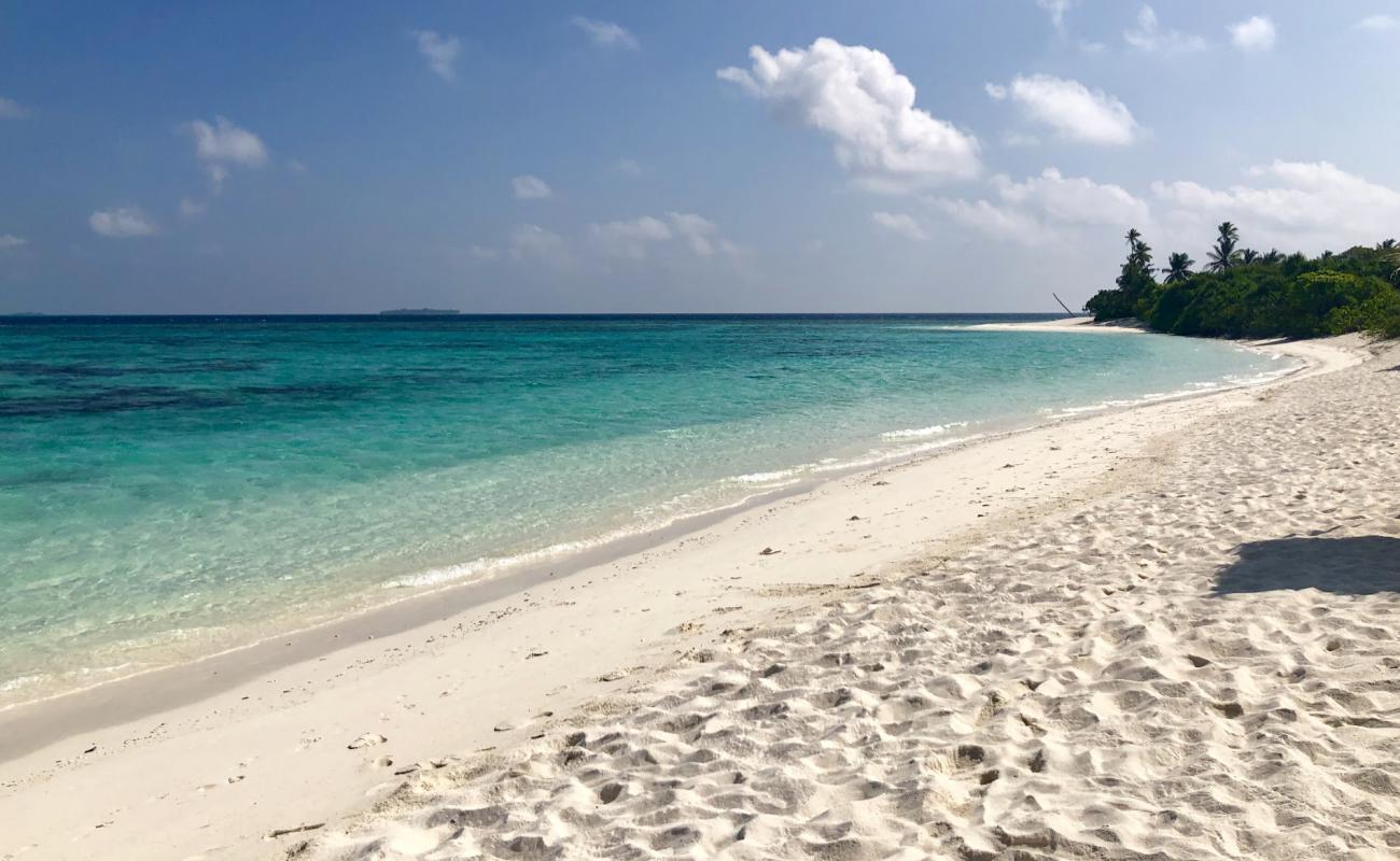 Photo of Feridhoo Beach with white sand surface