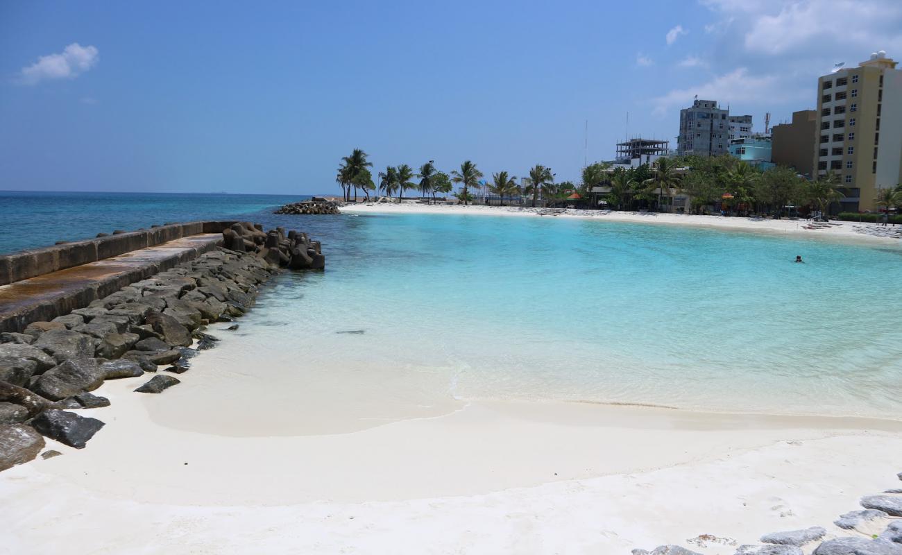 Photo of Male Beach with white sand surface