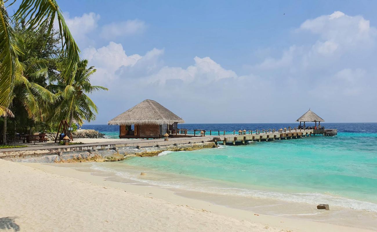 Photo of Taj Coral Reef Resort with white sand surface