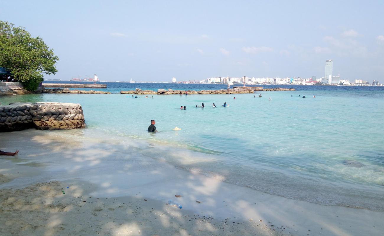 Photo of Villingili Beach with bright sand surface