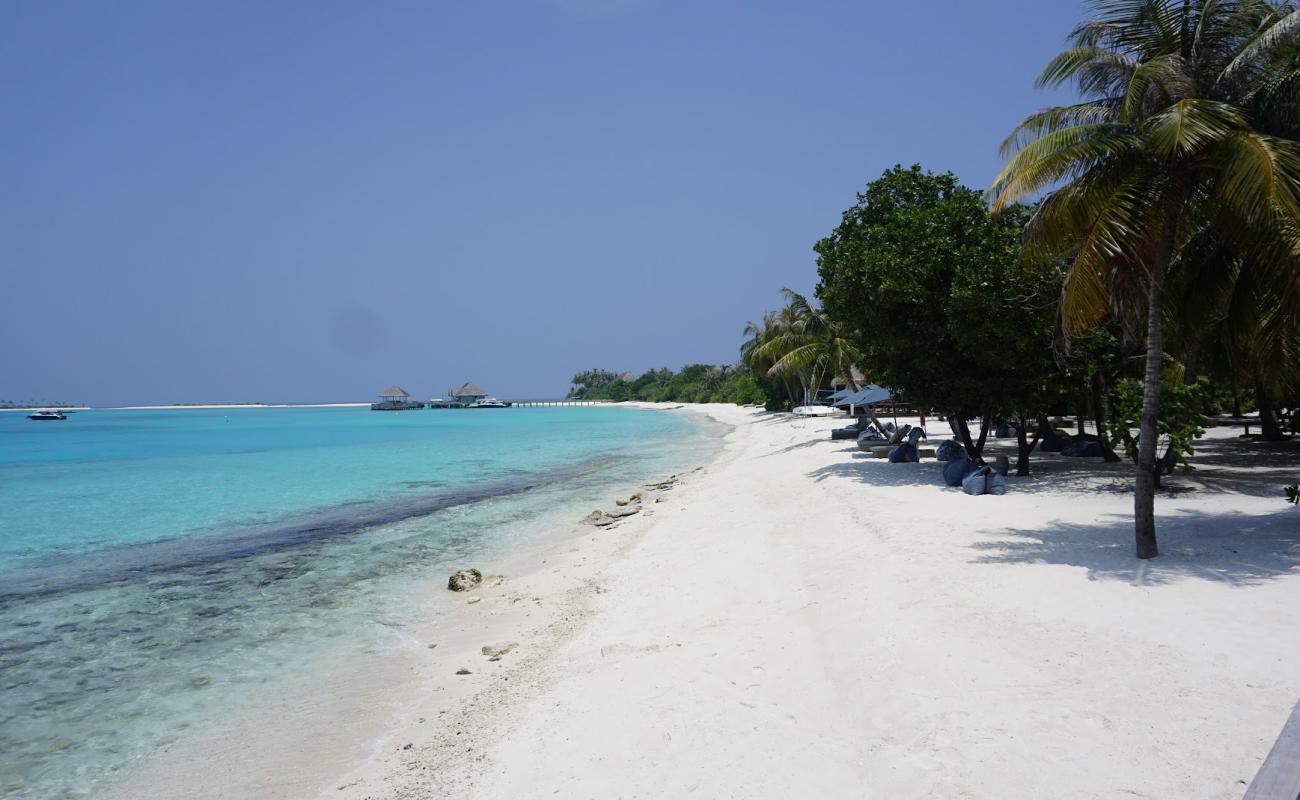 Photo of Kanifushi Beach with white sand surface