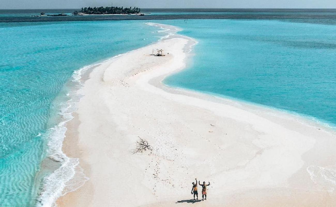 Photo of Meyyafushi Island Beach with white sand surface